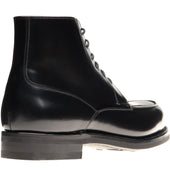 Herring Toulon mens rubber-soled boots in black polished