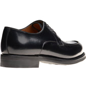Herring Tours mens rubber-soled Derby shoes in black polished