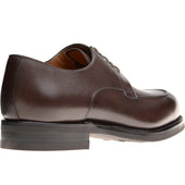 Herring Tours mens rubber-soled Derby shoes in dark brown calf