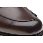 Herring Tours mens rubber-soled Derby shoes in dark brown calf