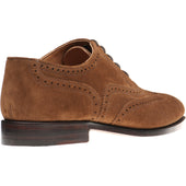 Herring Trent mens brogues in snuff suede