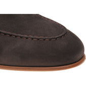 Herring Trovatore mens loafers in brown suede