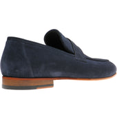 Herring Trovatore mens loafers in navy suede