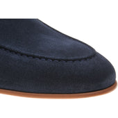Herring Trovatore mens loafers in navy suede