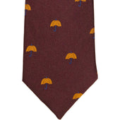 Herring Umbrella Tie in wine