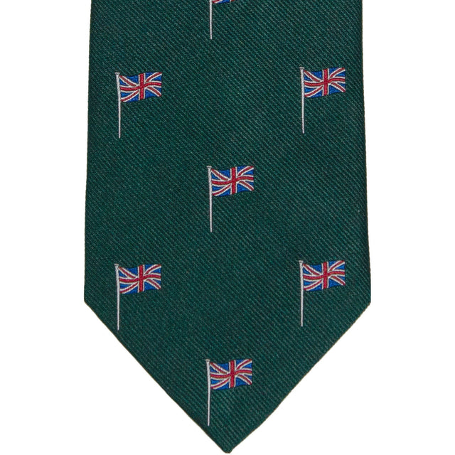 Herring Union Jack Tie in green