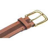 Herring Verge Belt in brown stripe