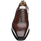 Herring Villiers mens brogues in brown calf