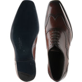 Herring Villiers mens brogues in brown calf