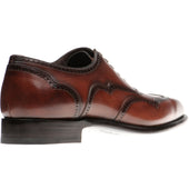 Herring Villiers mens brogues in rosewood calf