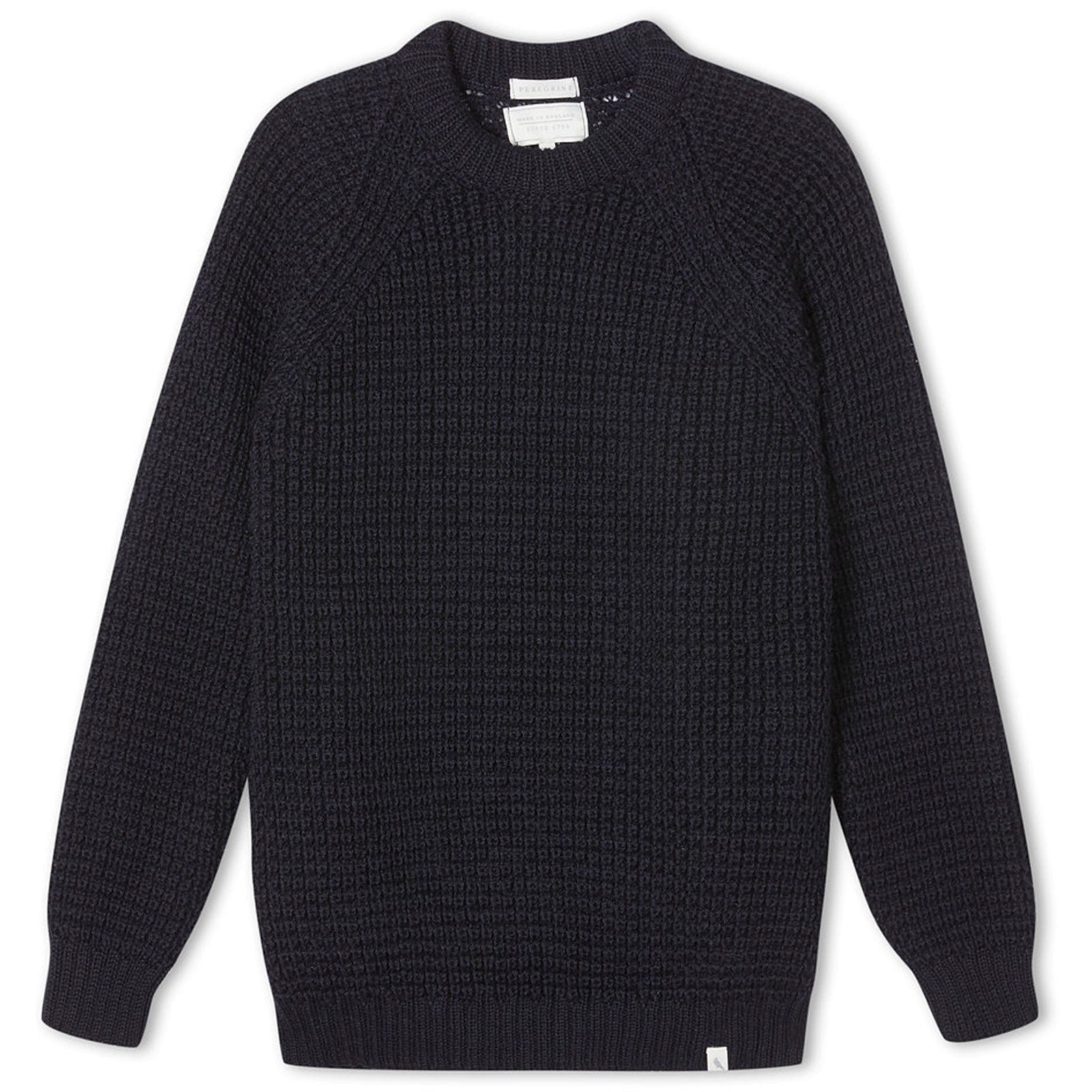 Herring Waffle Jumper by Peregrine in navy