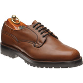 Herring Wasdale II mens rubber-soled Derby shoes in cognac horween