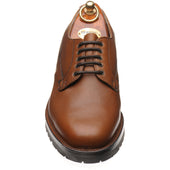 Herring Wasdale II mens rubber-soled Derby shoes in cognac horween