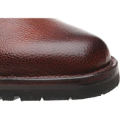 Herring Wasdale II mens rubber-soled Derby shoes in mahogany grain