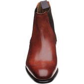 Herring Wilson mens Chelsea boots in dark leaf calf