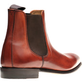 Herring Wilson mens Chelsea boots in dark leaf calf