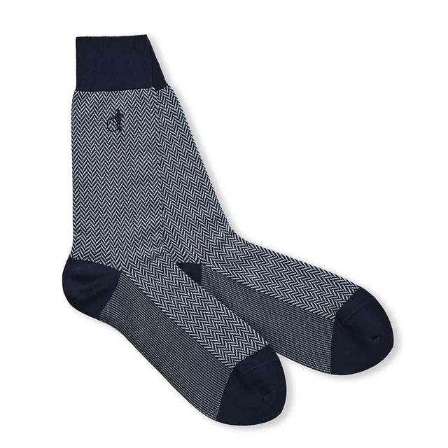 Bond St. Herringbone Socks