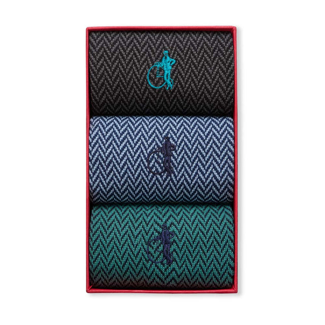Herringbone Classics, 3-Pair Box