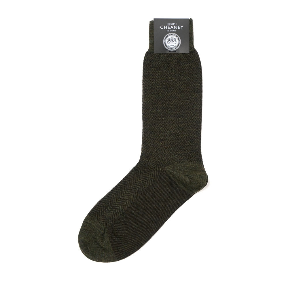 Herringbone Merino Wool Socks
