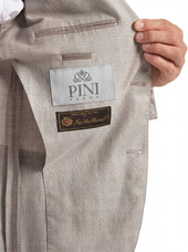 Wool Silk And Linen Suit Made In Italy