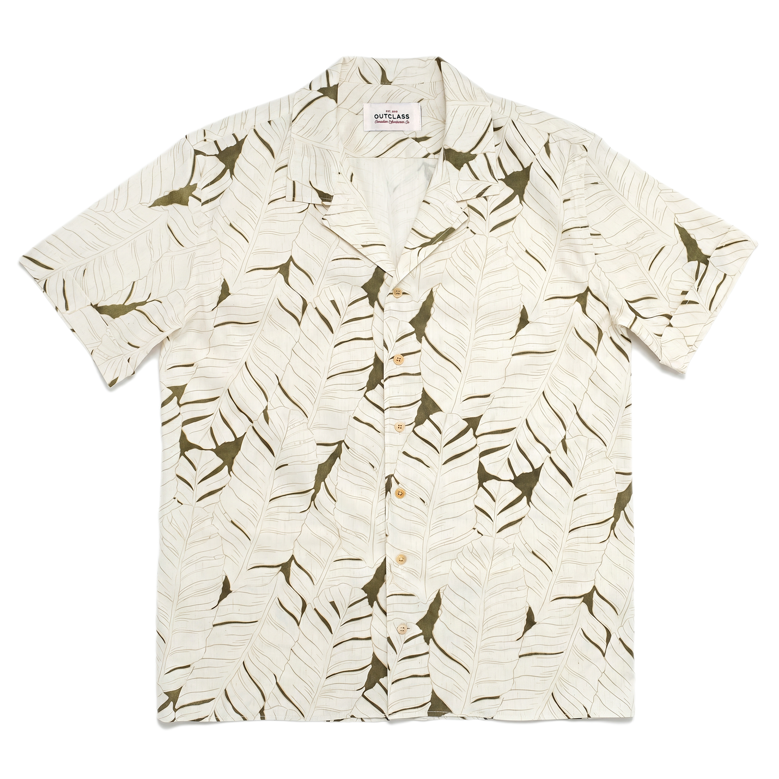 Banana Leaf Fleck S/S Havana Shirt