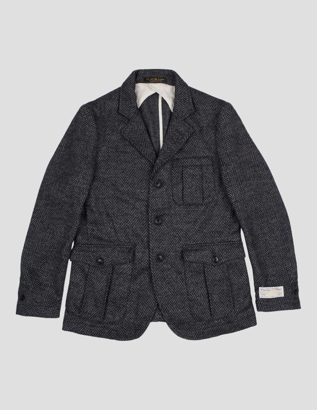 HIGHLAND “HERRINGBONE DI MAGLIA” PURE WOOL