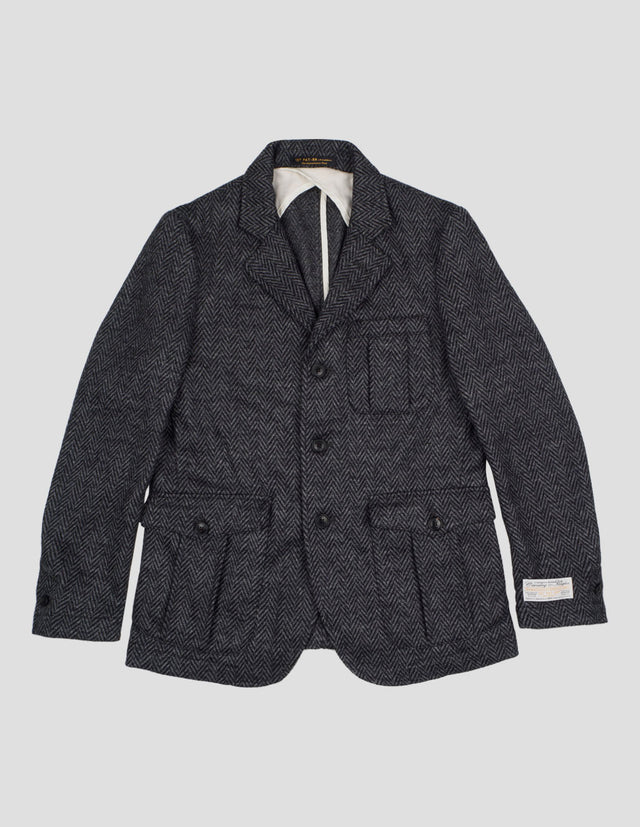 HIGHLAND “HERRINGBONE DI MAGLIA” PURE WOOL