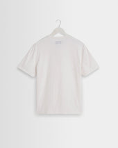 Hill Off White Slub Organic Cotton Henley T Shirt