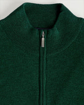 Holly Zip Neck Cashmere Sweater