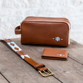 Hombre Washbag Leather