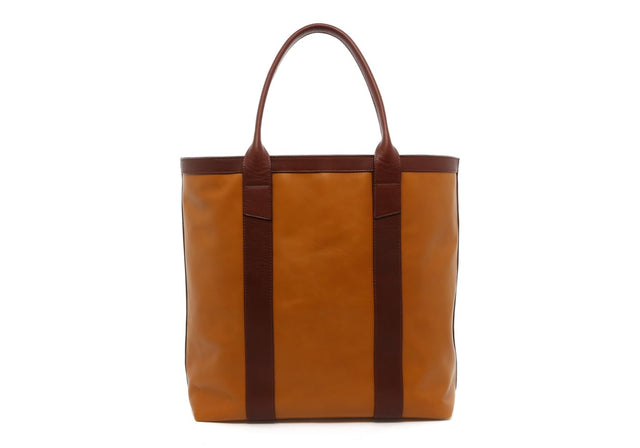 Tall Tote - Honey Gold/Chestnut Trim - Tumbled