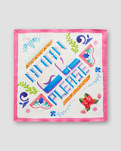 Horn ok please pocket square