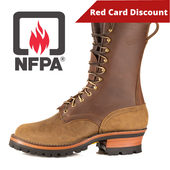 Hot Shot® Classic Arch Logger Heel - Red Card Wildland Fire Boots