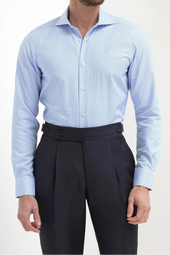 Houndstooth Light Shirt Made In Italy