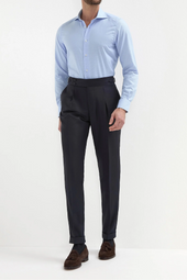 Houndstooth Light Shirt Made In Italy