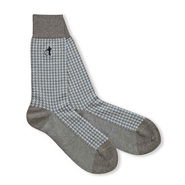 Jermyn St. Houndstooth Socks