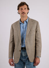 Irish Linen Glen Check Sport Coat
