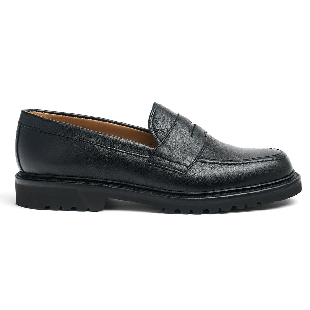 Howard Gv Penny Loafer In Kudu Leather