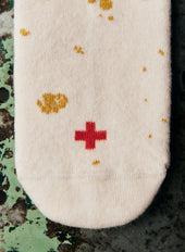 the "howdy" sock