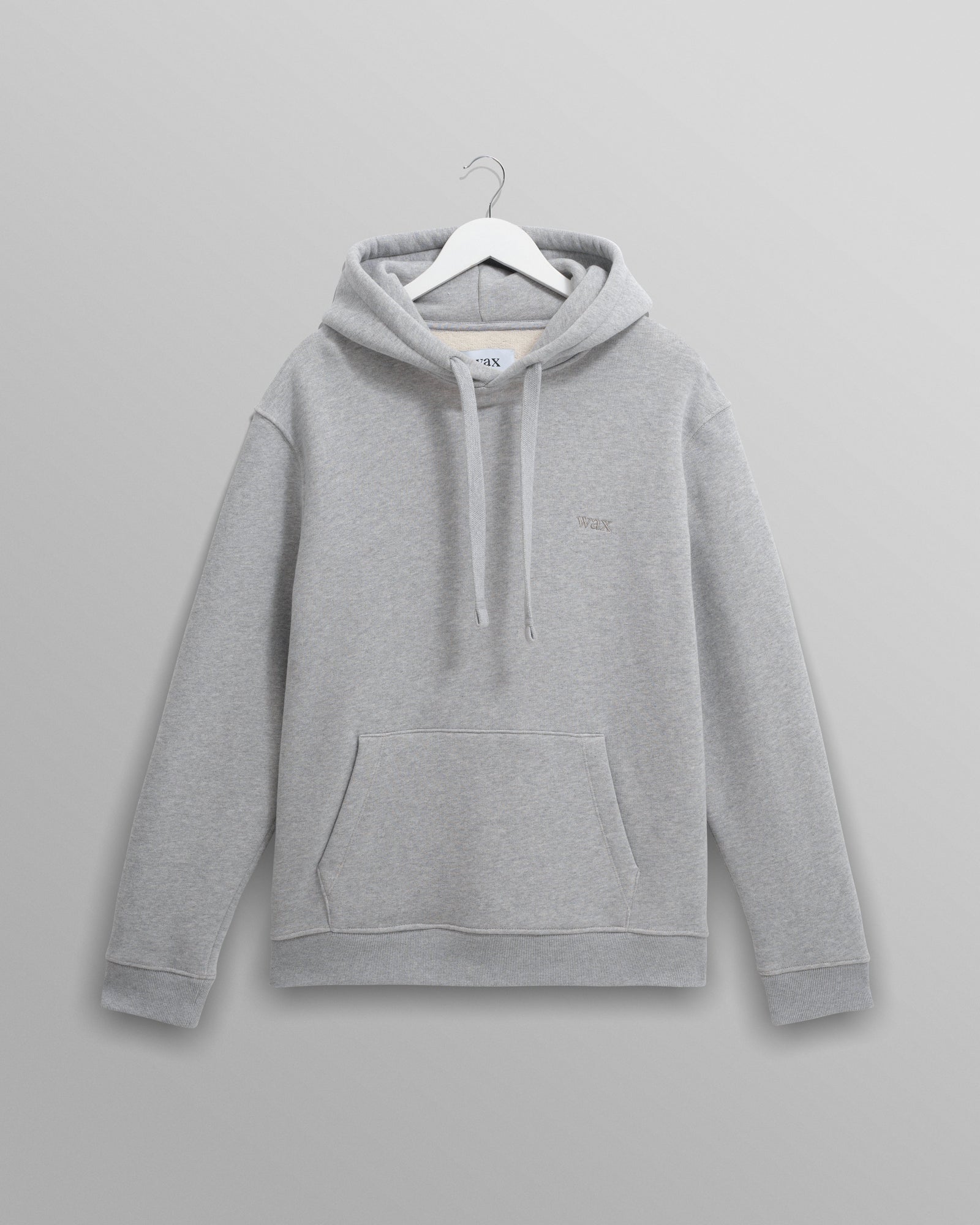 Hoxton Heather Brushed Organic Cotton Hoodie