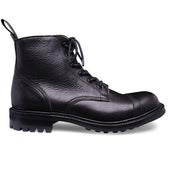 Hurricane II C Derby Boot in Black Kudu Leather