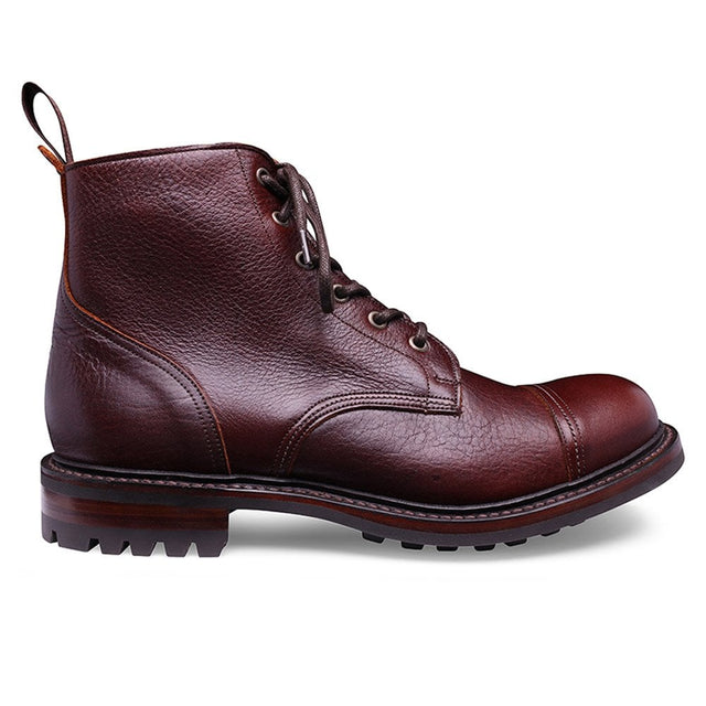 Hurricane II C Derby Boot in Whiskey Kudu Leather