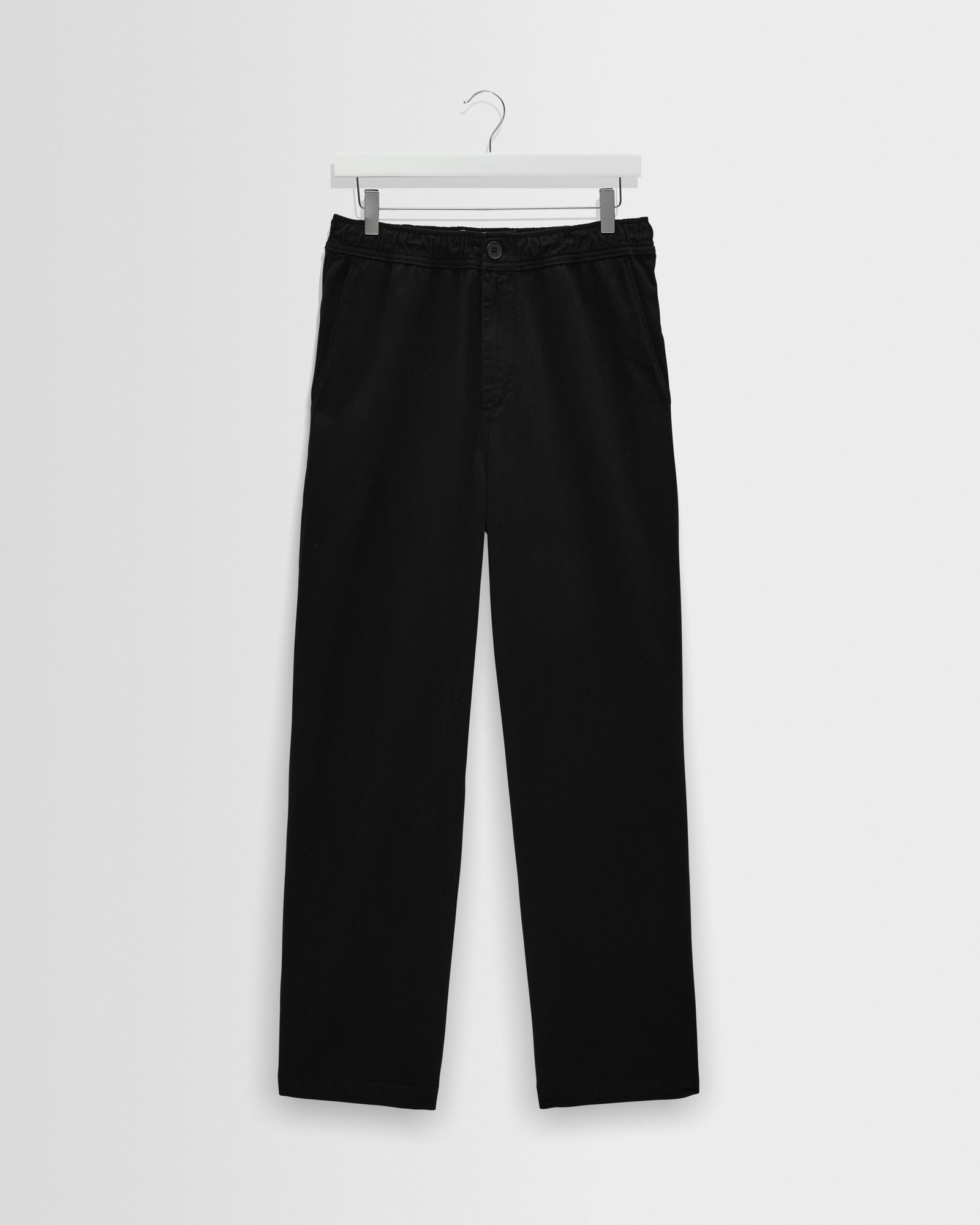 Hyde Organic Cotton Twill Straight Fit Trousers