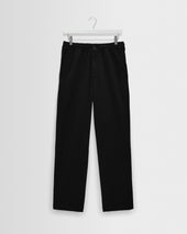 Hyde - Black Organic Cotton Twill Straight Fit Trousers