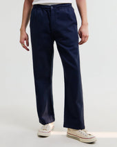 Hyde Organic Cotton Twill Straight Fit Trousers