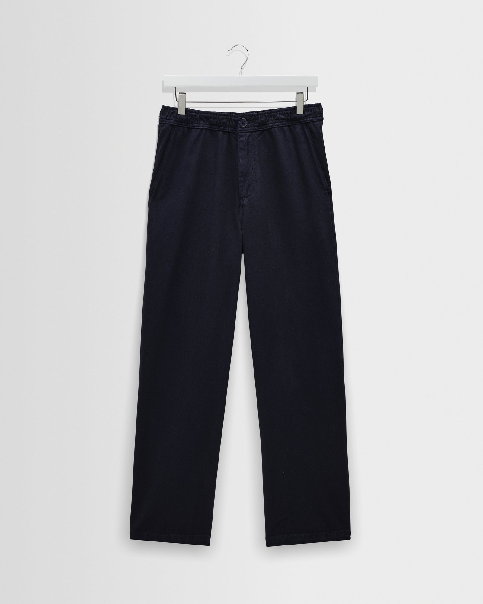 Hyde Organic Cotton Twill Straight Fit Trousers