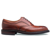Hythe II R Wingcap Oxford Brogue in Mahogany Grain Leather