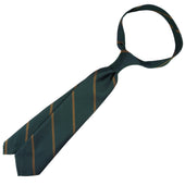 Japanese Repp Stripe Silk Tie Bottle