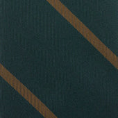 Japanese Repp Stripe Silk Tie Bottle