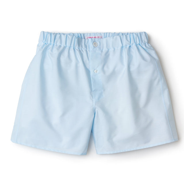 Ice Blue Superior Cotton Boxer Shorts - Slim Fit